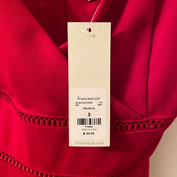 Red summer dress - Picture 4 of 4